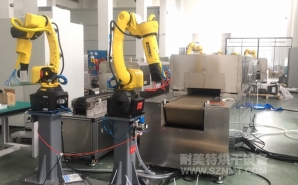 NMT-ZN-631疫苗玻璃瓶特殊涂層工藝,預熱+固化自動化對接隧道爐烘烤線(蘇州?？松?